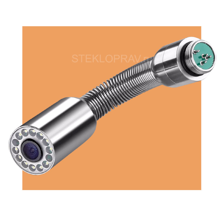 Система телеинспекция эндоскоп с записью для труб, шахт и каналов GR-09-K5-23мм длина кабеля на выбор от 20 до 150 метров