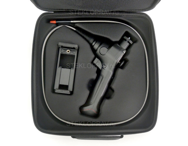 Управляемый джойстиком USB эндоскоп DELTA F-1-6мм-1м или 1,5метров (на выбор) с варио-креплением под смартфон / iPad, обзор на 360гр