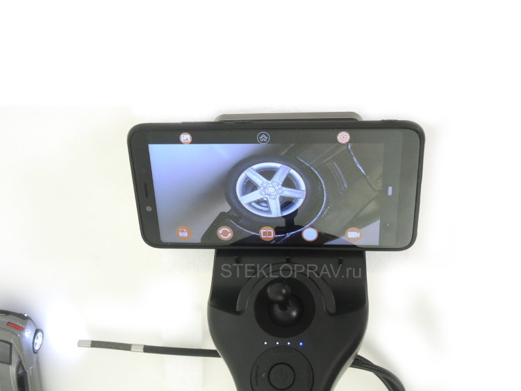 WiFi эндоскоп NN-08-6мм-1м joystick с камерой управляемой джойстиком по всем направлениям на 360гр. Android, iOS