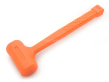 Молоток пластиковый оранжевый безэнерционный для пробойников. 