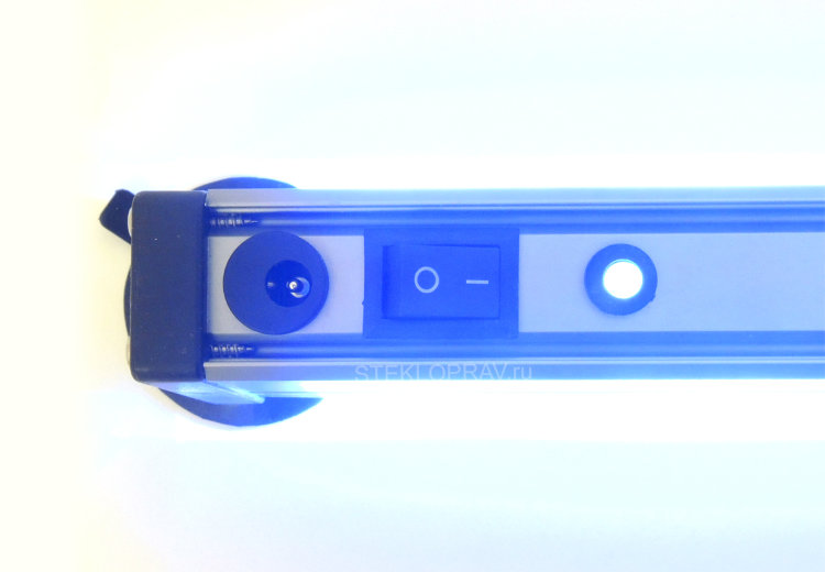 Термолампа ультрафиолетовая, светодиодная с встроенным аккумулятором. Для сушки полимеров при ремонте сколов и трещин автостекол
