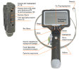 WiFi эндоскоп DELTA F-2-4мм-1,5метров с 4.5-дюймовым монитором и управляемой камерой