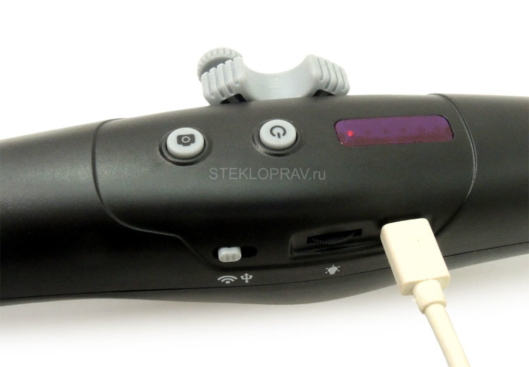 Беспроводной WiFi USB OTG эндоскоп DELTA F-4-6мм-1м с управляемой 6-миллиметровой камерой HD