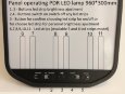 Лампа PDR Led 17 960*300 пластик 2 программы  (3 или 6 полос на выбор)