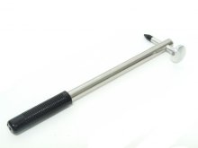 Алюминиевый молоток - пробойник с обрезиненной ручкой, со сменными наконечниками M8. 380 мм