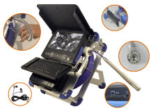 Канализационный эндоскоп NR-12-23мм-30м HD с монитором 10" и клавиатурой. Улучшенная эргономика, алюминиевый сплав