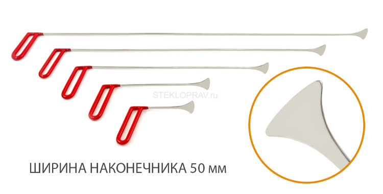 Набор PDR крюков "китовый хвост" № 351-355 с 50-мм наконечниками