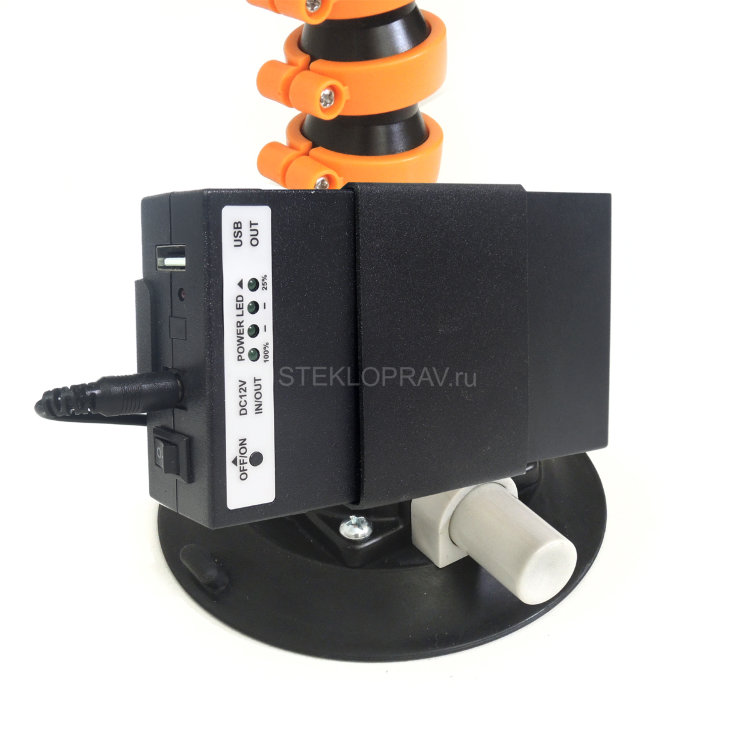 Лампа PDR Led 56-DEKA 560x250 (10 полос. Яркие диоды) механические кнопки BATTERY VERSION option