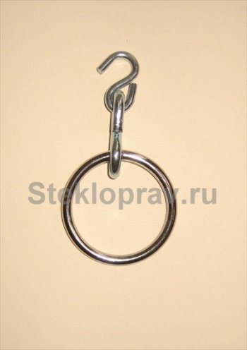 O-образное кольцо,  S-образный крючок с О-образным кольцом диаметром 50 мм. для беспокрасочного ремонта вмятин..jpg