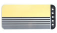 Экран рассеватель 420x200мм для pdr лампы желто-полосатый 5-кнопочный