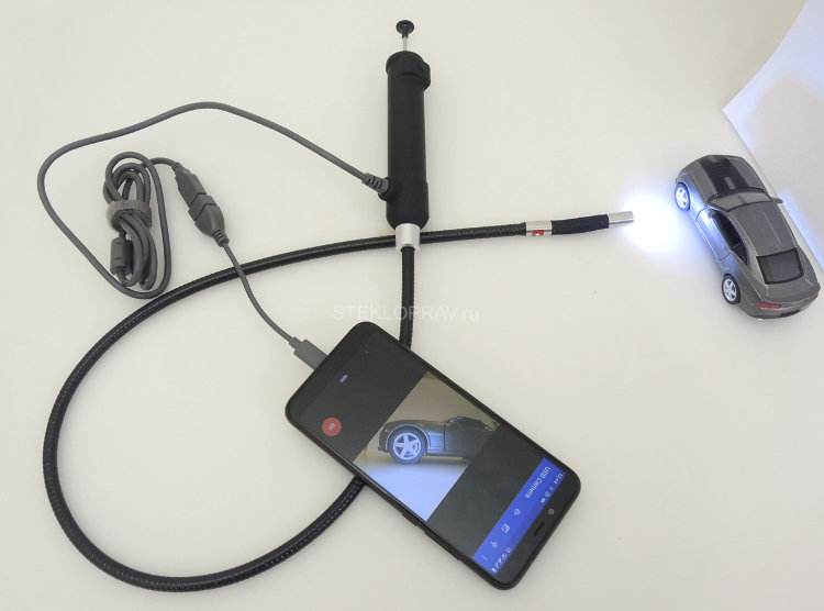 USB эндоскоп E-111-10мм-0,8м-Soft Панорама Управляемая камера с широким углом обзора