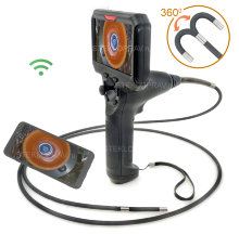 Управляемый видеоэндоскоп DELTA R-404-3,9мм-2м (или 3метра) с большим монитором 5" и термодатчиком. Обзор на 360 гр. при помощи джойстика
