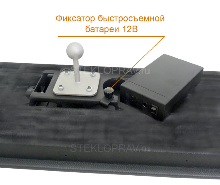 Аккумуляторная лампа PDR Led 903 АКБ 900*230, 6 полос, с быстросменной батареей 12вольт