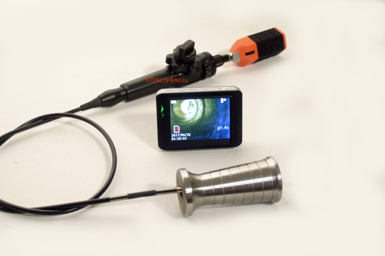 Видеоэндоскоп T-333-5,8мм-2м управляемая камера, WiFi соединение монитора с рукояткой