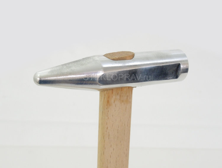 Молоток 450мм алюминиевый с деревянной ручкой