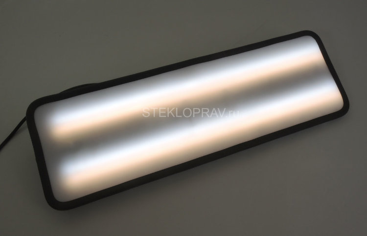 Лампа PDR LED 42 600*200мм (4 полосы) плафон+пластина крепежная