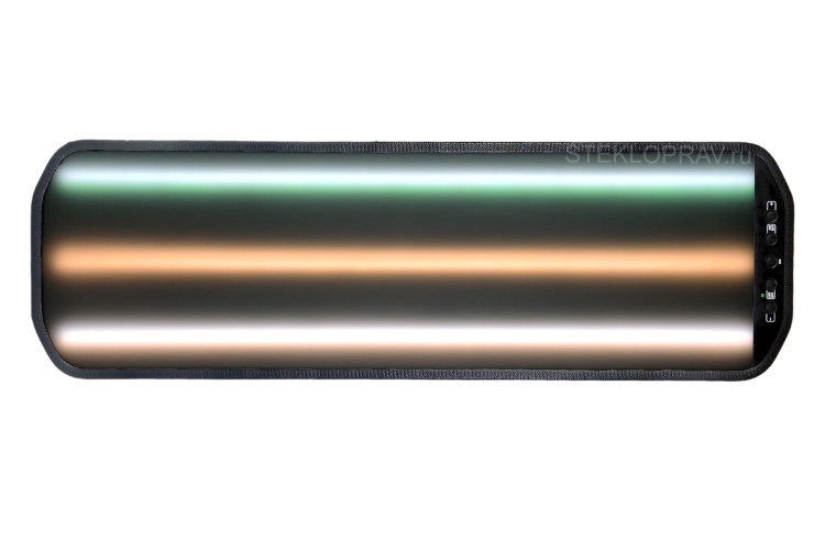 Лампа PDR Led 43 Green 960*300, пластик, 1зеленая+2холодные+3теплые полосы