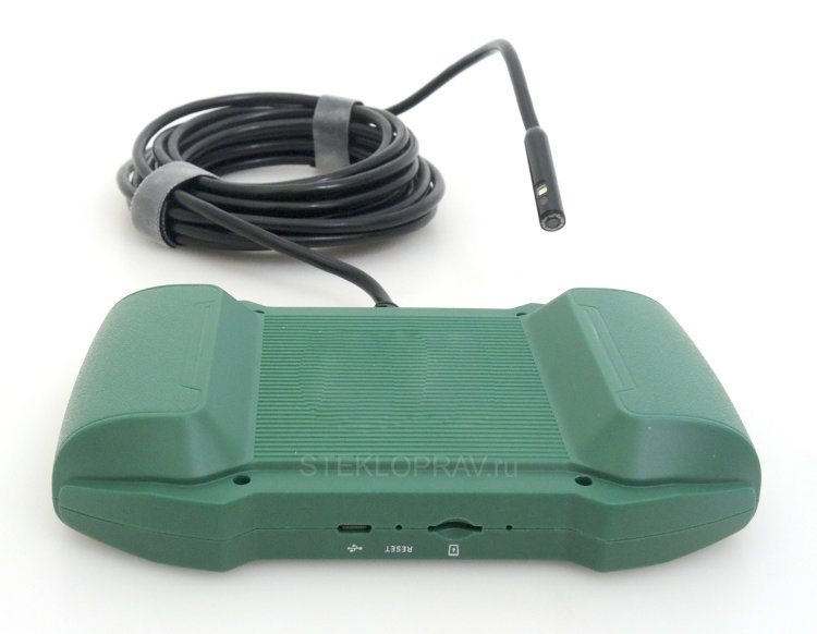 Эргономичный IN-52-8мм-3м-dual эндоскоп с двойной видеокамерой, съемным кабелем и IPS экраном 4,5"